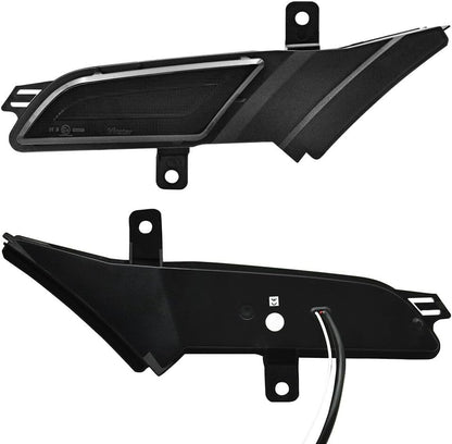 ya 7 8.24 baidi Amber White LED Side Marker Turn Signal Lights for 2007-2010 for Porsche for Cayenne 957 