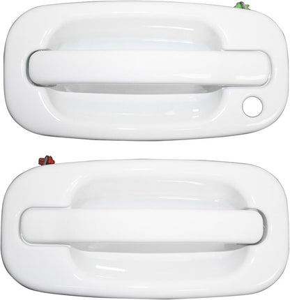 ya 10 9.16 baidi Exterior Olympic White Painted Door Handle Set for 99-07 for Silverado 19356468 4X