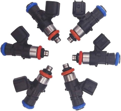 ya 10 9.16 baidi 6-Piece Fuel Injector 0280158191 Suitable for Ford Edge Explorer F-150 for Lincoln MKS 3.5L 3.7L-