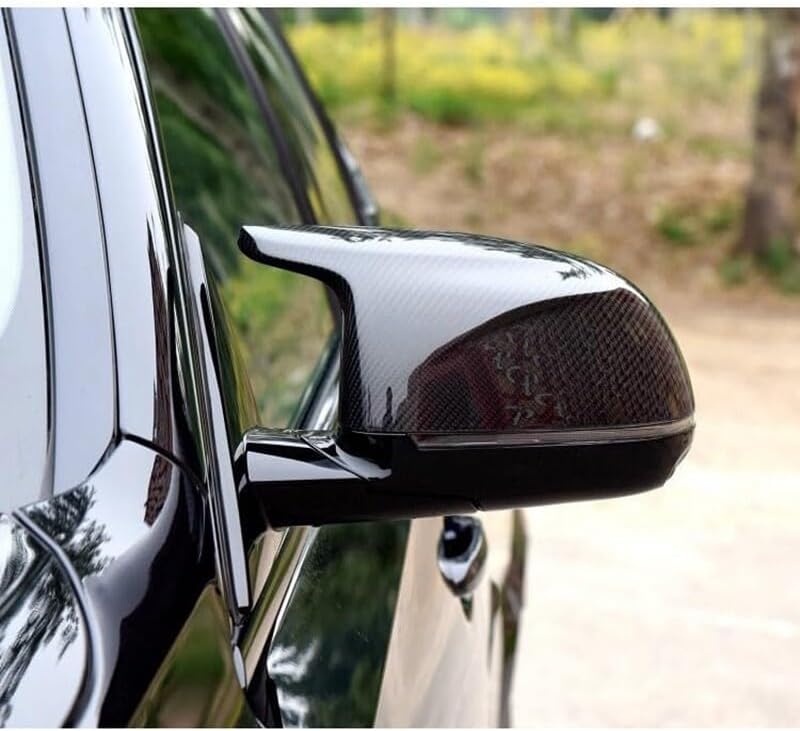 ya 11 9.14 baidiCarbonFiber Side Mirror Cover for BMW X3 F25 F26 X5 F15 X6 F16 14-19 Replacement