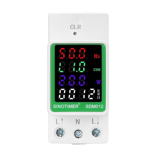 ya 16 10.20 baidi Din Rail Electricity Digital Voltmeter Ammeter Power Energy Meter Wattmeter 220V