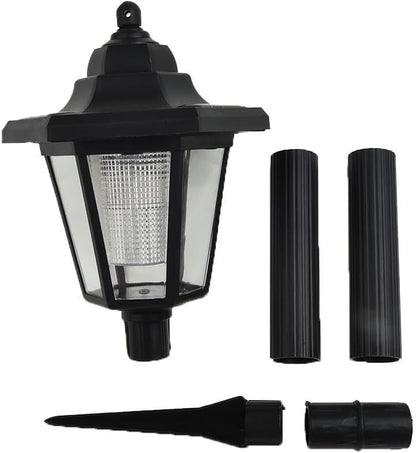 ya 26 10.21 baidi 1*Post Pole Light Outdoor Solar Power LED Path Way Sun Light Garden Yard