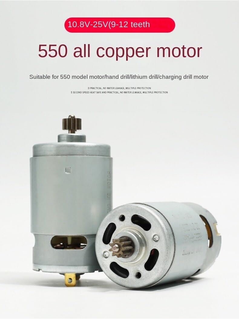 ya 15 10.19 baidi 1PCS Hand Electric Drill Motor All Copper Motor R550 Electric Drill Accessories-4