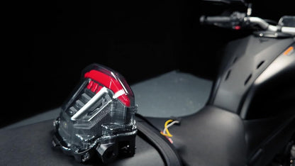 ya 2 8.15 For 2025 for Yamaha MT-07 /Y-AMT Rear Integrated Taillight w/Brake Light/Turn Signal