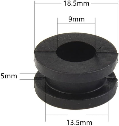 ya 13 9.15 baidi 10Pcs Motorcycle Rubber Grommet Mount Set Side Cover Fender Parts For