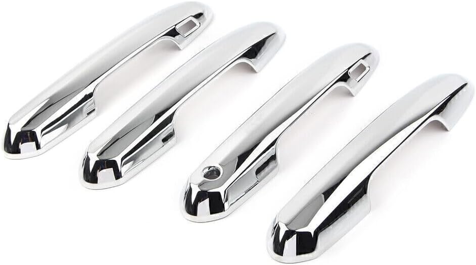 ya 4 8.14 Chrome Car Door Side Handles Cover Trim Decor for Toyota RAV4 2019 2020