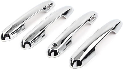 ya 4 8.14 Chrome Car Door Side Handles Cover Trim Decor for Toyota RAV4 2019 2020