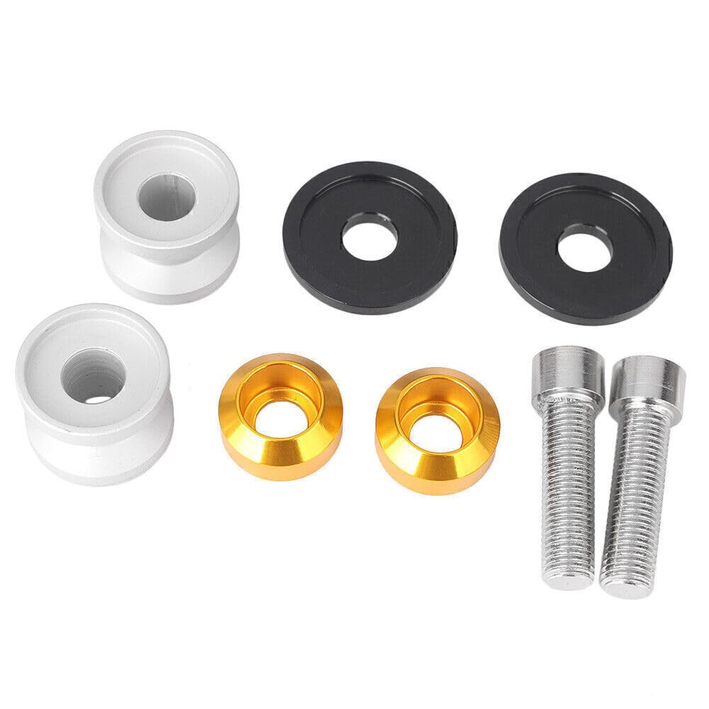ya 6 8.24 baidi Gold 10mm CNC Motorcycle Swingarm Sliders Spools for Kawasaki Z750 Z750 Z1000ly