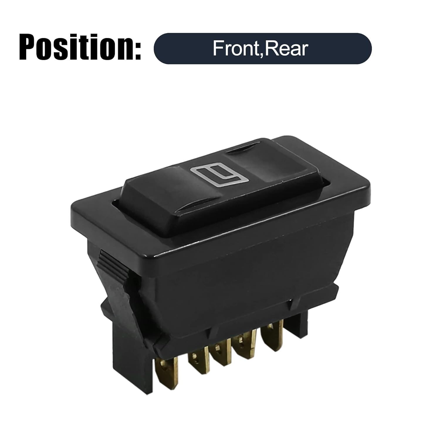 ya 8 8.24 baidi Universal 5 Pins Power Door Lock Power Window Rocker Switch Square Mark