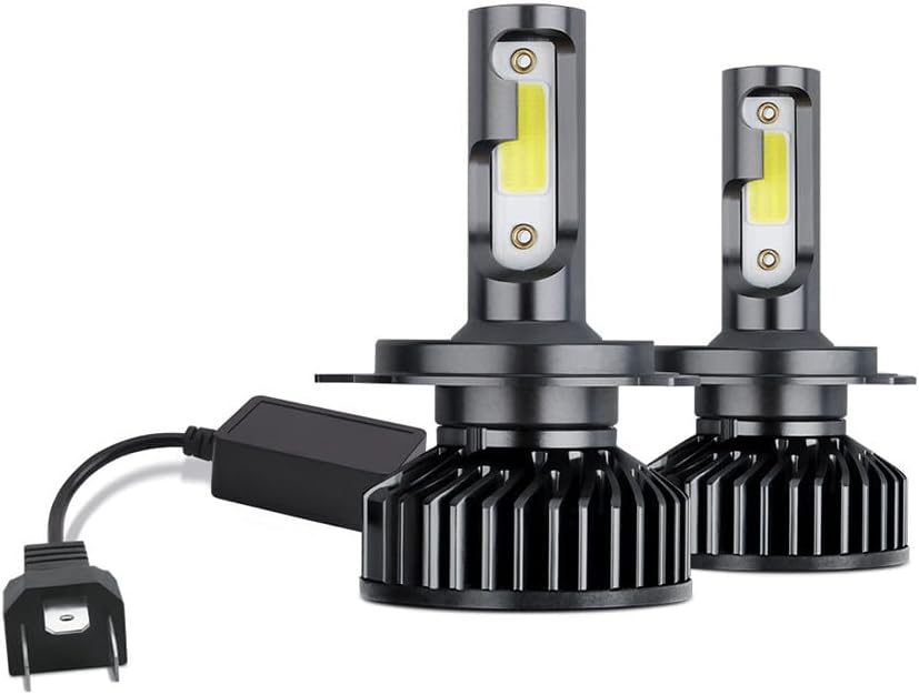 ya 4 8.14 9003 H4 LED Headlight Bulb Kit High/Low Beam Super Bright White 24W