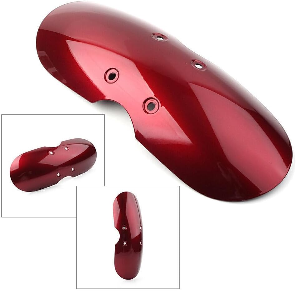 ya 4 8.10 for 2001-2016 (Air Cooled) /Sc for Ram bler/Thruxton 900 Red Front Fender Mudguard