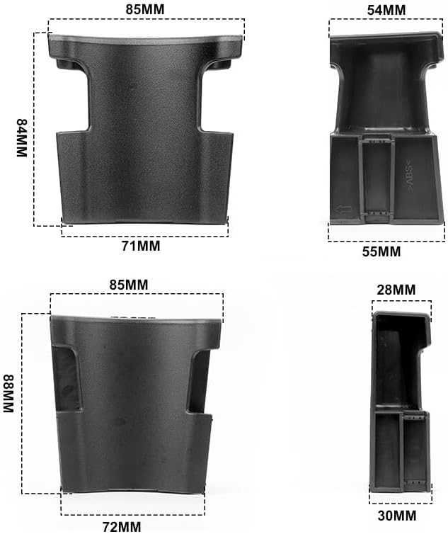 ya 9 10.24 Front Console Center Cup Holder Divider Insert for Honda for CR-V CRV 2015-2016