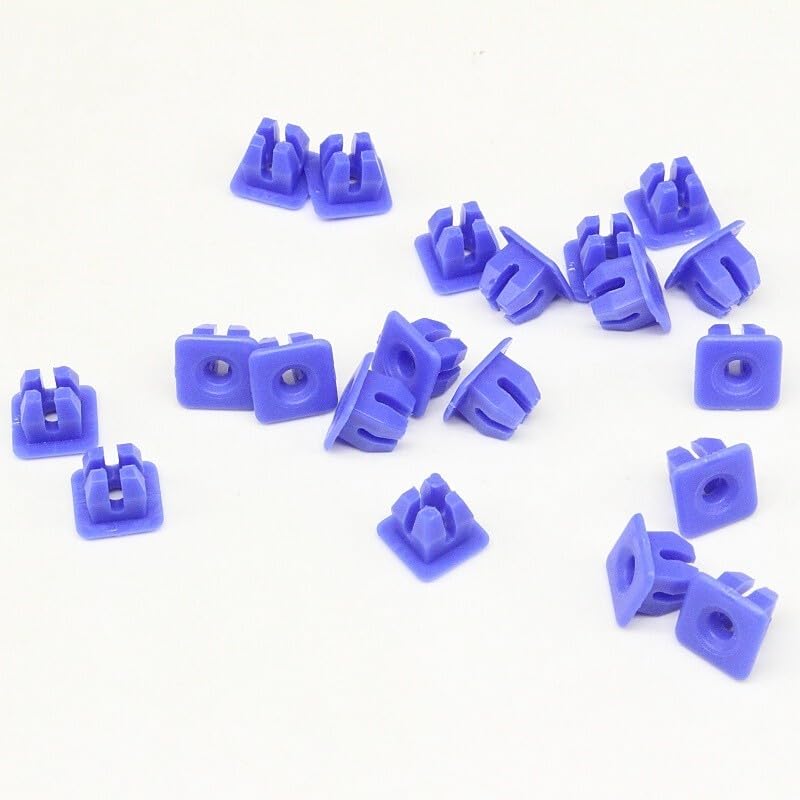 ya 5 8.10 50Pcs Bumper Outer Bracket Nuts #8 Screw Grommet Clip for Ford N802376S
