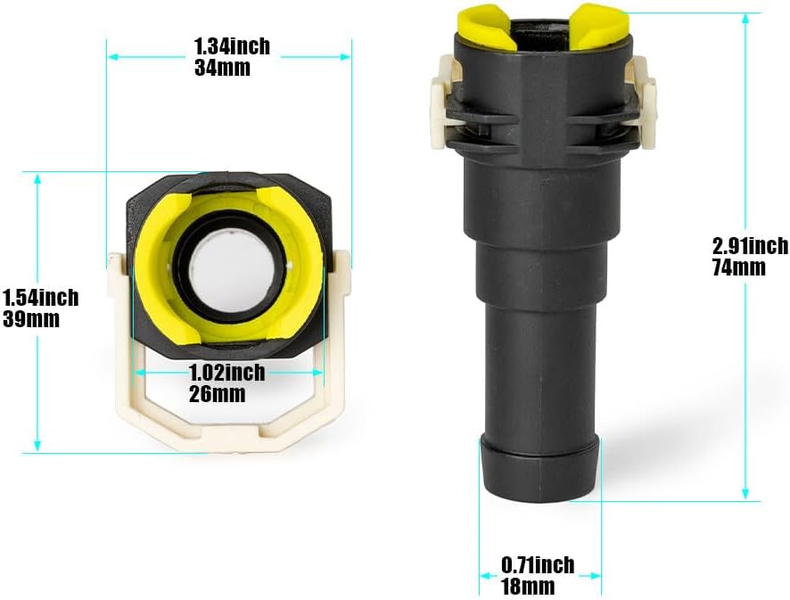 ya 12 10.8 baidi 1PCS Cooling Heater Water Hose Connector D65161240 for Mazda 3 for Mazda 5 6 2 NEW