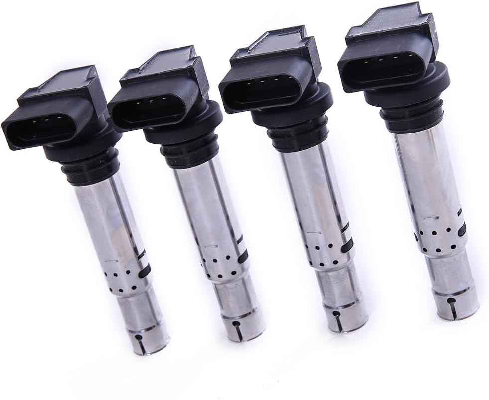 ya 9 10.24 4Pcs Ignition Coil Kit Fit for VW Beetle for Golf for JETTA Caddy for Audi A3#036 905 715 F#