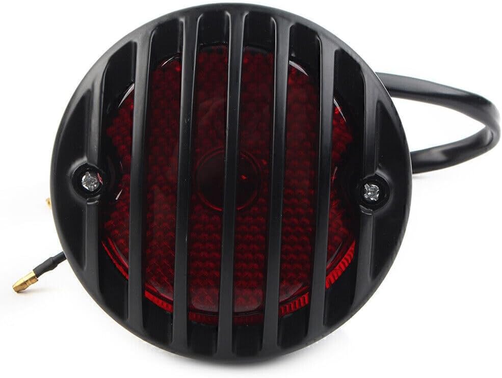 ya 10 9.16 zhengce Motorcycle 12V Rear Brake License Plate Tail Light Lamp for Harley Cafe Rac
