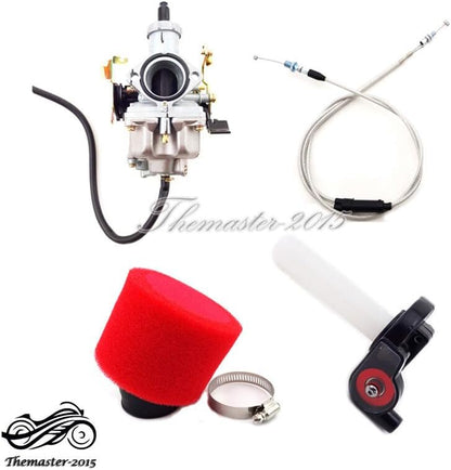 ya 6 8.24 baidi PZ30 Pump Carburetor Throttle Dual Cable Air Filter for 200 250cc ATV Dirt Bike
