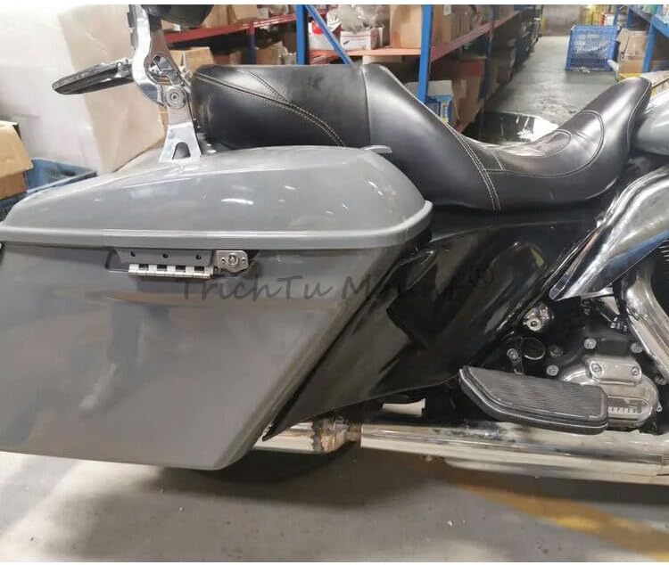 ya 23 10.7 baidi Gloss Black Stretched Extended Side Cover Panel Fit for Harley Touring 2014-2023