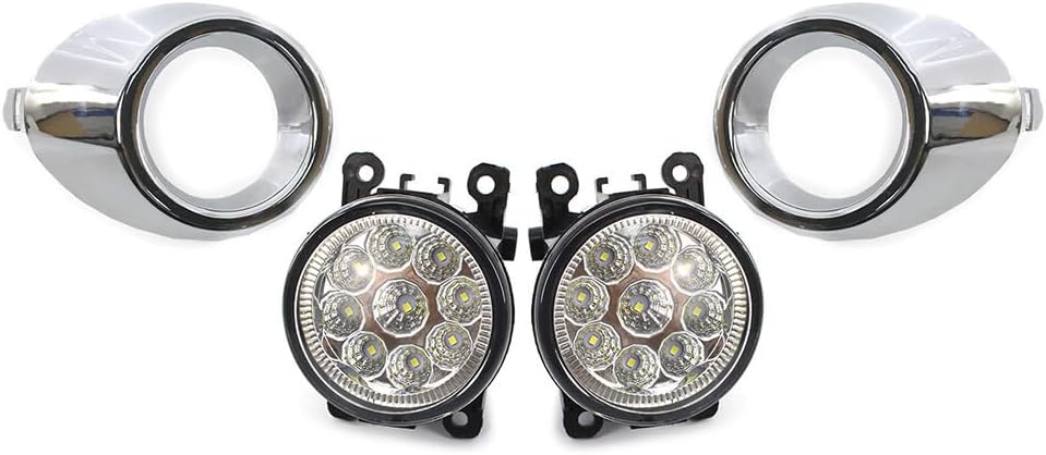 ya 4 8.10 Fog Light Kit Daytime Running Driving Light & Fog Light Cover for Ford Fiesta