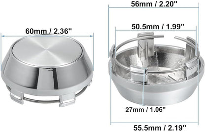 ya 4 8.14 1Pc 61mm Wheel Hub Center Cap Cover Hubcaps Rim Car Hubcap Black Racing B-Type