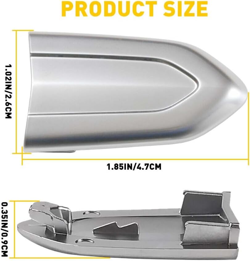 ya 10 9.16 baidi Exterior Door Lock Handle Cover Decoration for Cadillac XTS ATS CTS CT6 New Chrome-
