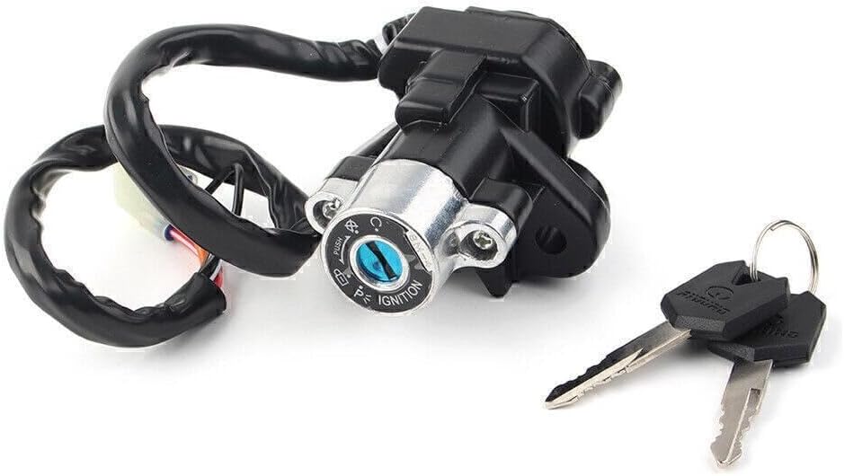 ya 6 8.24 baidi for Suzuki GSX650 GSXR750 Ignition Switch Fuel Gas Cap Cover for SEAT Lock Key Set