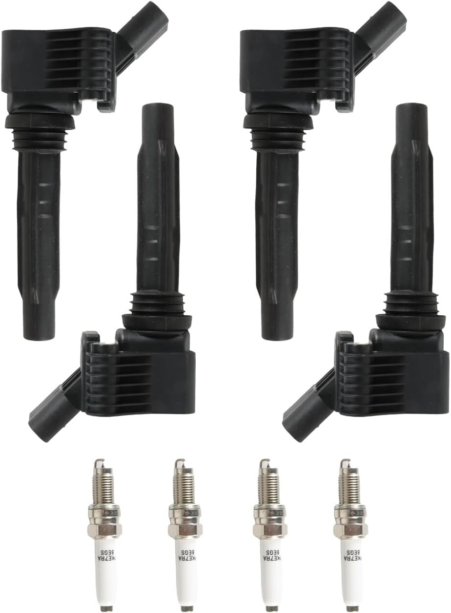 ya 9 10.24 Ignition Coils & Iridium Spark Plugs for VW for JETTA 1.4L 2016-2019 UF718