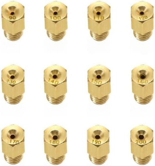ya 2 8.15 12pcs Carburetor nozzle/Set Carburetor Main Jet For Mikuni VM 90-200