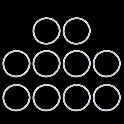 ya 13 9.15 baidi Silicone O-Rings, for Compressor Valves Pipe Repair, White,Pack of 10