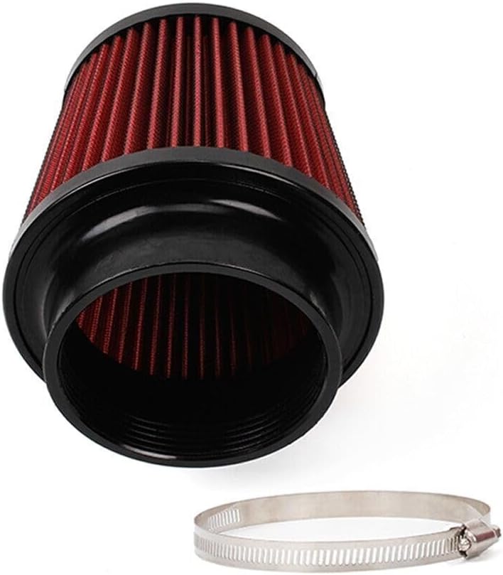 ya 13 9.15 baidi Red 4in 100mm High Flow Inlet Cold Air Intake Cone Replacement Dry Air Filter