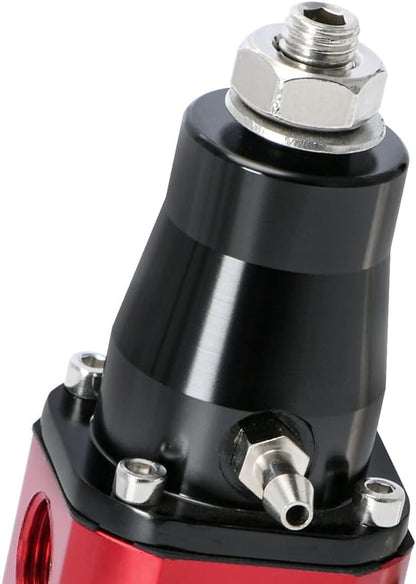 ya 11 9.14 baidiInline Fuel Pressure Regulator Adjustable Motive 3-65psi 3 Port 3/8NPT Universal