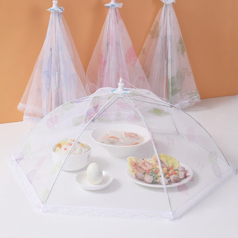 ya 14 9.20 baidi 2 Pcs Dust-proof Vegetable Cover Food Covers for outside Party Leftovers-1