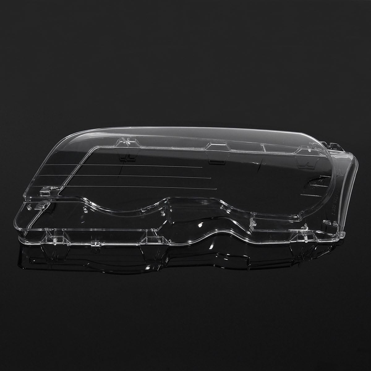 ya 11 9.14 zhengce 2x Front Headlight Lens Cover For 1999-2003 for BMW E46 2DR M3 2001-06 Pre-