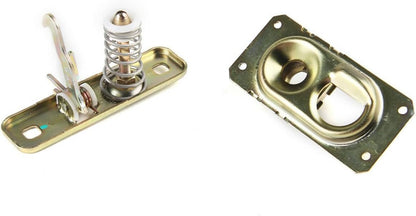 ya 11 9.14 baidiUpper Hood Latch Lock Actuator Set for VW for Golf 1989-1992#191823507#191823509