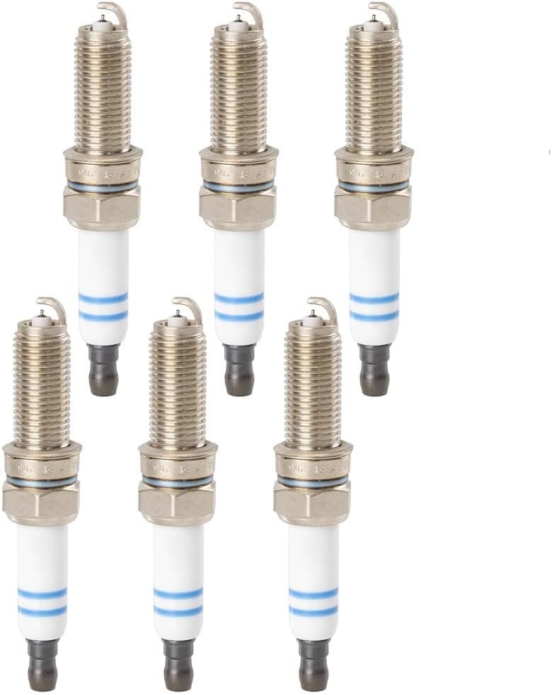 ya 5 8.24 baidi Set of 6 Spark Plugs for Mercedes-benz SLK250 C250 CLK350 0041591803 YR7MPP33