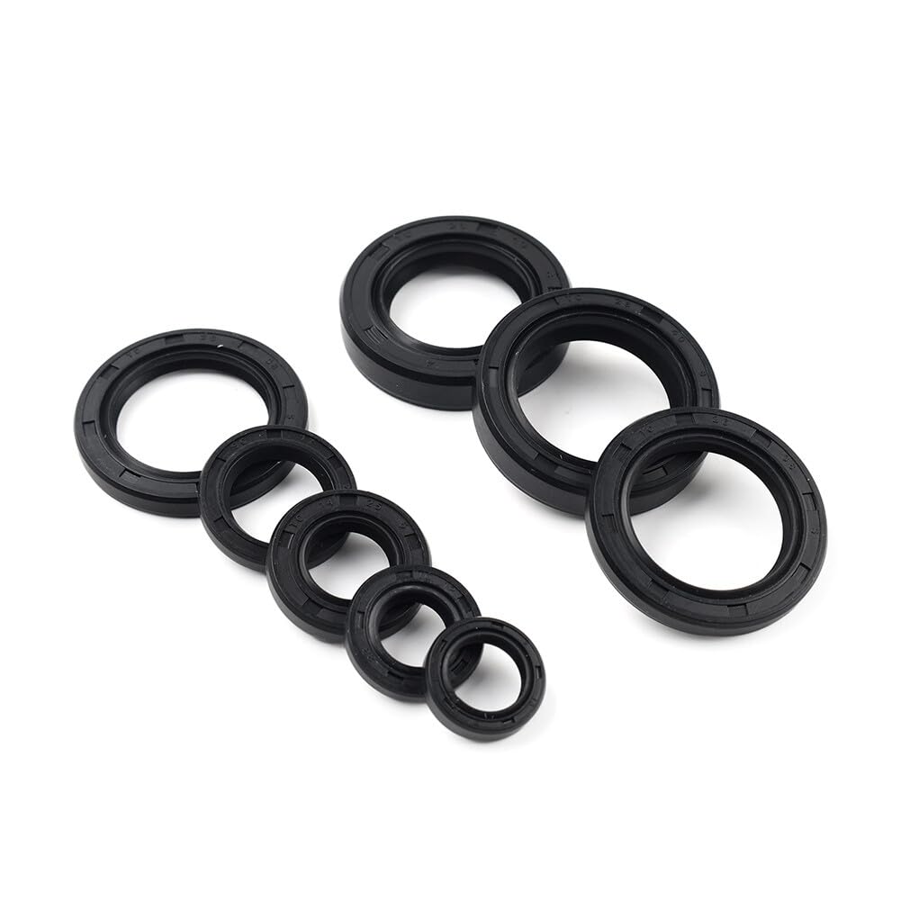 ya 13 9.15 baidi Engine Oil Seal Kit 8Pcs for Yamaha DT125 DT175 MX125 MX175 IT175 YZ125 1974-83