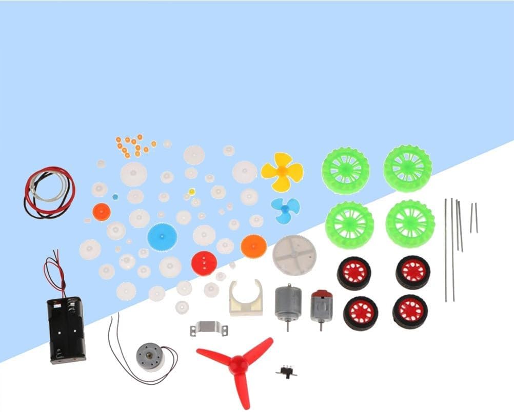ya 4 8.14 69 Pcs Plastic Gears for Small Motors Mechanical Model Craft Toy Toys