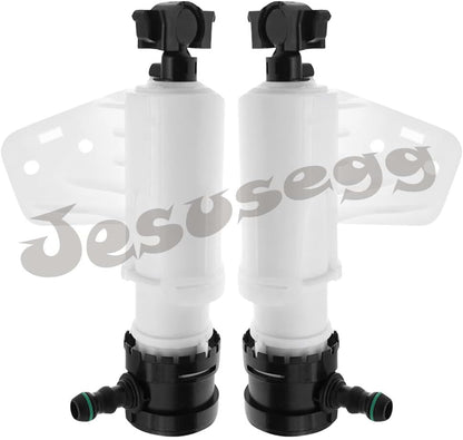 ya 7 8.24 baidi Pair LH+RH Headlamp Water Spray Nozzle Fits 15-19 for Hyundai Sonata Hybrid LF