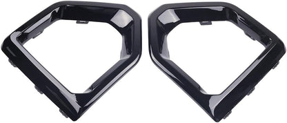 ya 13 9.15 baidi Gloss Black Front Fog Light Outer Bezel Cover For for GMC for Sierra 2019-21 Denali SLT