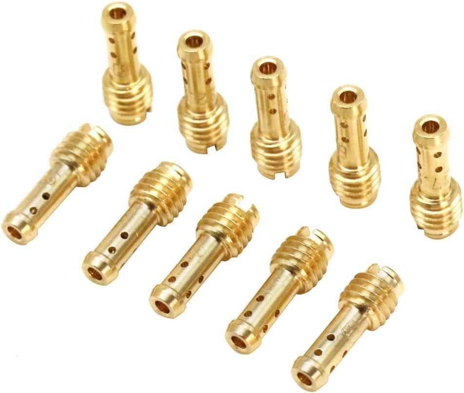 ya 2 8.15 10pcs Pilot Jet 8 Bleed Holes for VM/TM/TMX Carburetor 15-37.5