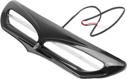 ya 6 8.14 Motorcycle Batwing Fairing Vent Trim LED Light Fit Harley 14-UP FLHX FLHTCU ABS