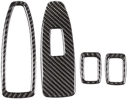 ya 5 8.10 Carbon fiber window control button protective covers suitable for BMW 3 Series F30 F34 2013-18
