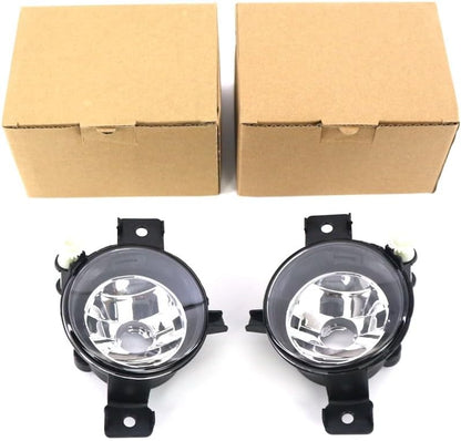 ya 13 9.15 baidi Pair Front Bumper Fog Light Lens Lamp Cover Clear For for BMW X5 E70 2011 2012 2013
