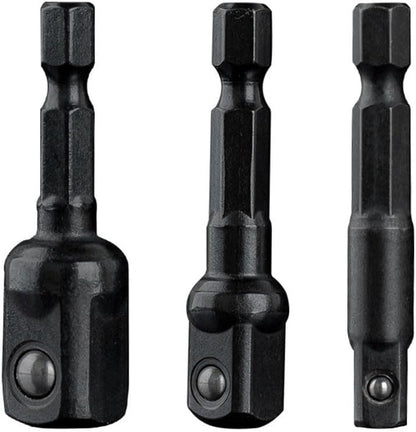 ya 14 9.20 baidi Transform Your Hand Socket Set with Drill Bits Extension Rods 3pcs Kit-1