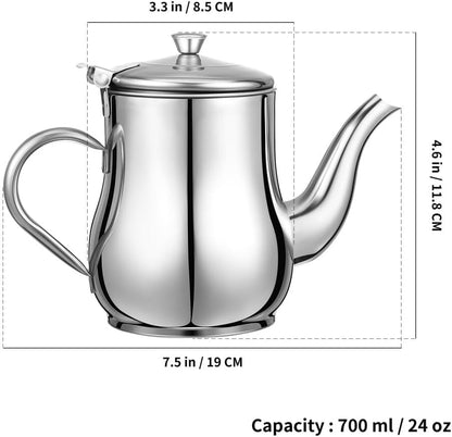 ya 14 9.20 baidi 1PC Kitchen Oil Container Multifunctional Comfortable Handle Oil Pot Strainer-1
