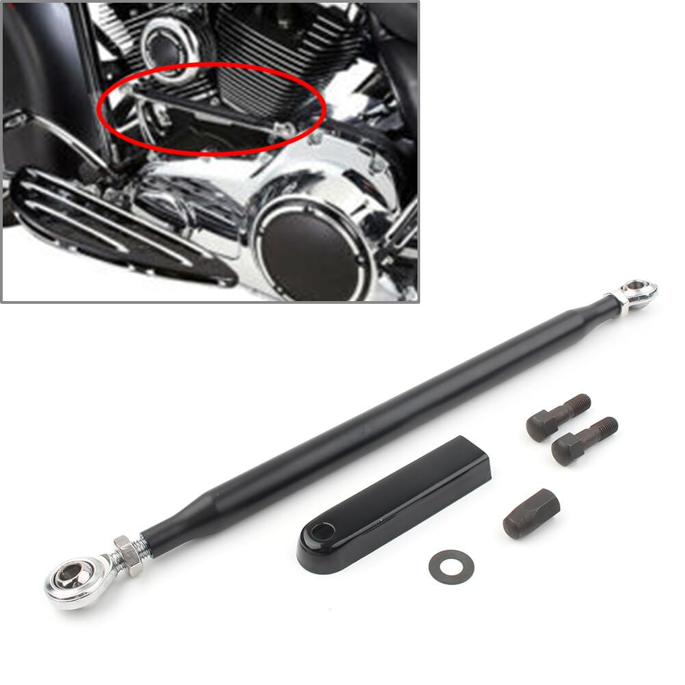 ya 6 8.14 for Harley Touring Electra Glide Road King Billet Round Shift Linkage Shifter