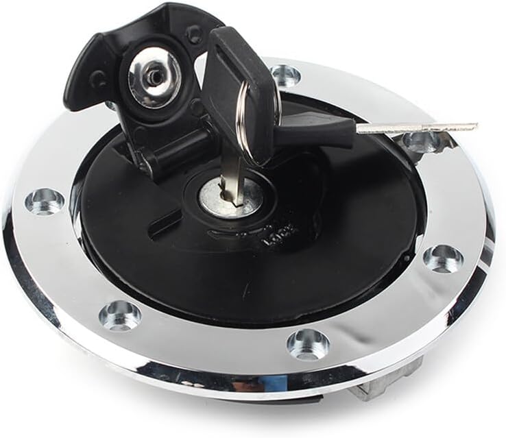 ya 9 10.24 Fuel tank cap lock with 2 keys for Kawasaki 1987 600RX (ZX600) ZZR600
