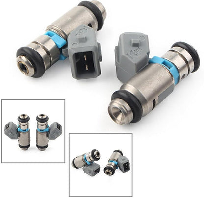ya 2 8.24 baidi 2xAluminum Fuel Injectors for Harley-Davidson Sportster Custom XL 1200C SIL U8
