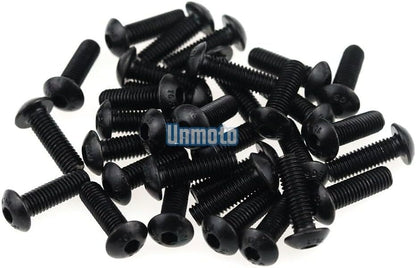 ya 23 10.7 baidi Black Fairing Bolt Kit body screws Clips for Yamaha YZF R6 2006-2007