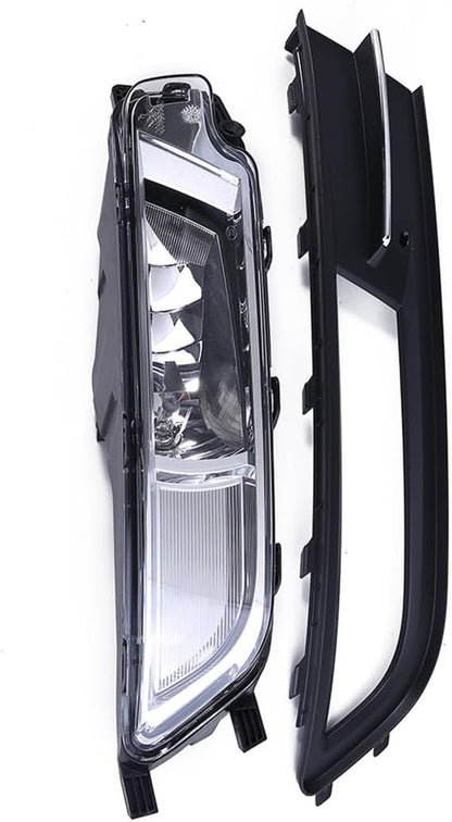 ya 10 9.16 zhengce Front Left Bumper Grille And Fog Light Kit Fit for VW for Passat B8 3G0 941